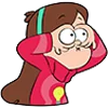 Стикер 21 gravity falls