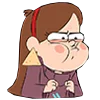 Стикер 18 gravity falls