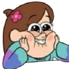 Стикер 28 gravity falls