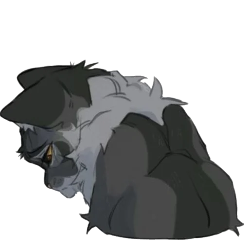 🐱 Стикер «Gray Pillow» для Telegram