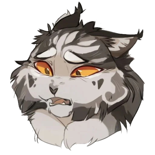 🐱 Стикер «Gray Pillow» для Telegram