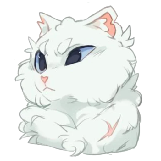 🐱 Стикер «Gray Pillow» для Telegram