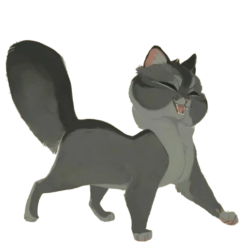 🐱 Стикер «Gray Pillow» для Telegram