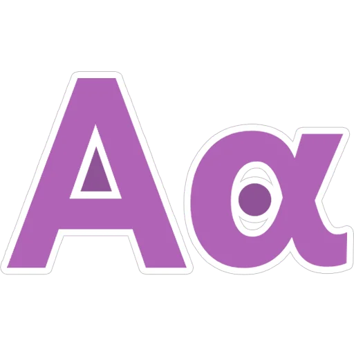 ⚜️ Стикер «Greek Alphabet» для Telegram