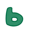 🐨 Эмодзи «Green - зелёные буквы» для Telegram