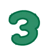 3️⃣ Эмодзи «Green - зелёные буквы» для Telegram