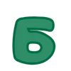 ⏺️ Эмодзи «Green - зелёные буквы» для Telegram