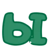 🐻‍❄️ Эмодзи «Green - зелёные буквы» для Telegram