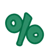 #️⃣ Эмодзи «Green - зелёные буквы» для Telegram