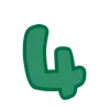 4️⃣ Эмодзи «Green - зелёные буквы» для Telegram