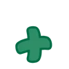 ➕ Эмодзи «Green - зелёные буквы» для Telegram