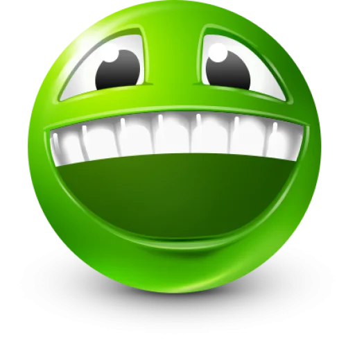 Обложка набора Green Face Emoji