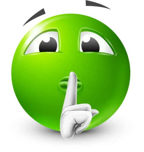 Стикер 52 Green Face Emoji