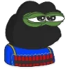 Стикер 49 😎 Набор эмоджи с мемным лягушонком Пепе
