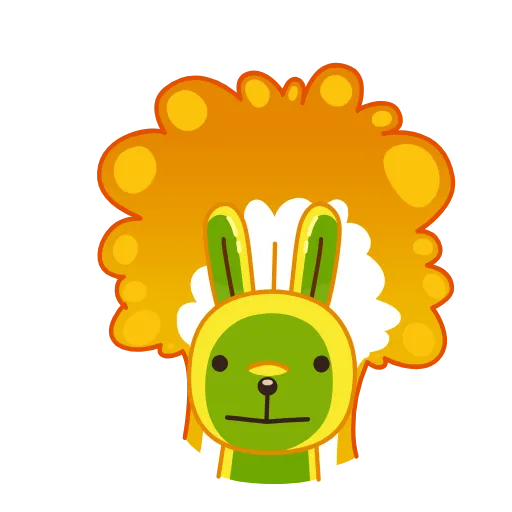 Стикер 26 Green Bun