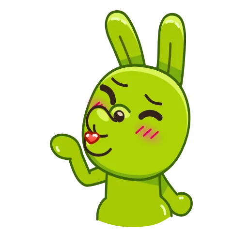 Стикер 2 Green Bun