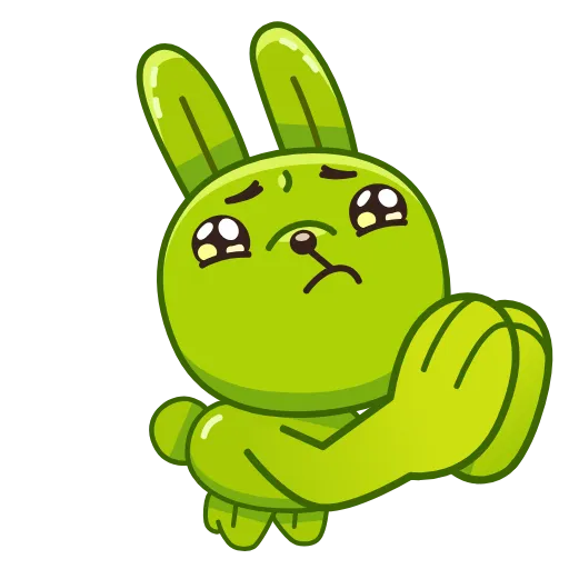 Стикер 19 Green Bun
