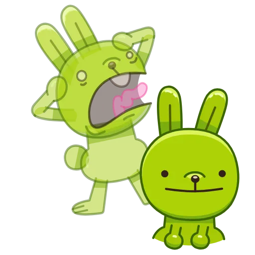 Стикер 4 Green Bun