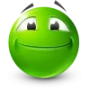 Стикер 56 Green Face Emoji