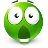 Стикер 29 Green Face Emoji