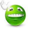 Стикер 47 Green Face Emoji