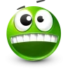 Стикер 31 Green Face Emoji