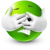 Стикер 55 Green Face Emoji