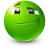 Стикер 4 Green Face Emoji