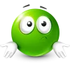 Стикер 54 Green Face Emoji