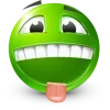 Стикер 8 Green Face Emoji