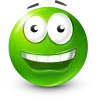 Стикер 39 Green Face Emoji