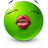 Стикер 58 Green Face Emoji