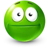 Стикер 15 Green Face Emoji