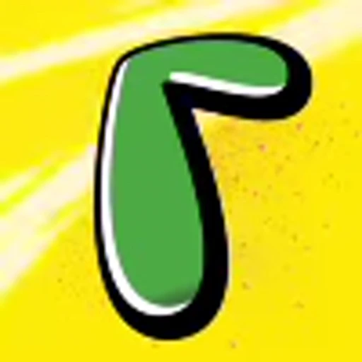 😀 Эмодзи «Зеленые буквы» для Telegram