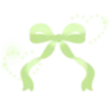 🤩 Эмодзи «⠀ ⠀ ⠀Green & pink» для Telegram