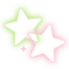 🤩 Эмодзи «⠀ ⠀ ⠀Green & pink» для Telegram