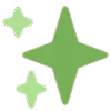 Стикер 38 💚 Green - зелёные эмодзи