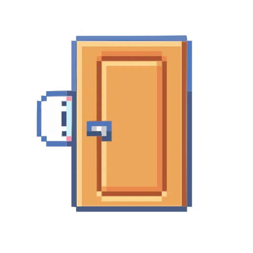 🚪 Эмодзи «Тетрадь в клеточку» для Telegram