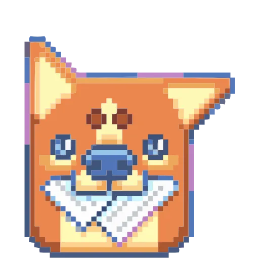 🐶 Эмодзи «Тетрадь в клеточку» для Telegram