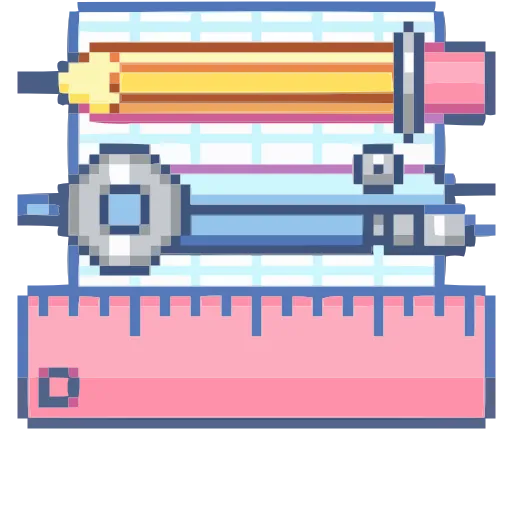 📏 Эмодзи «Тетрадь в клеточку» для Telegram