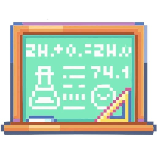 🏫 Эмодзи «Тетрадь в клеточку» для Telegram