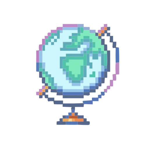 🌎 Эмодзи «Тетрадь в клеточку» для Telegram
