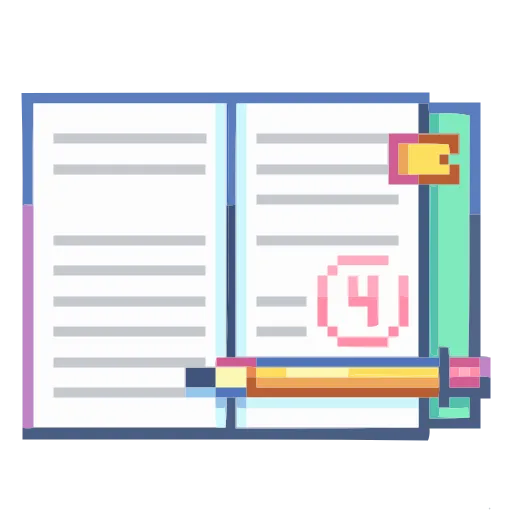 🗒 Эмодзи «Тетрадь в клеточку» для Telegram