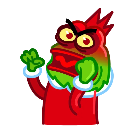 Стикер 8 Pepe Grinch