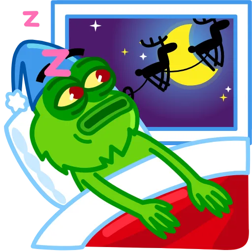 Стикер 14 Pepe Grinch
