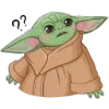 Стикер 31 Малыш Грогу - Ba emoji