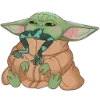 Стикер 57 Малыш Грогу - Ba emoji