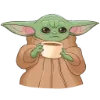 Стикер 54 Малыш Грогу - Ba emoji