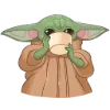 Стикер 55 Малыш Грогу - Ba emoji