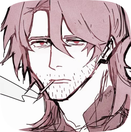 ⚔ Стикер «gallagher hsr» для Telegram
